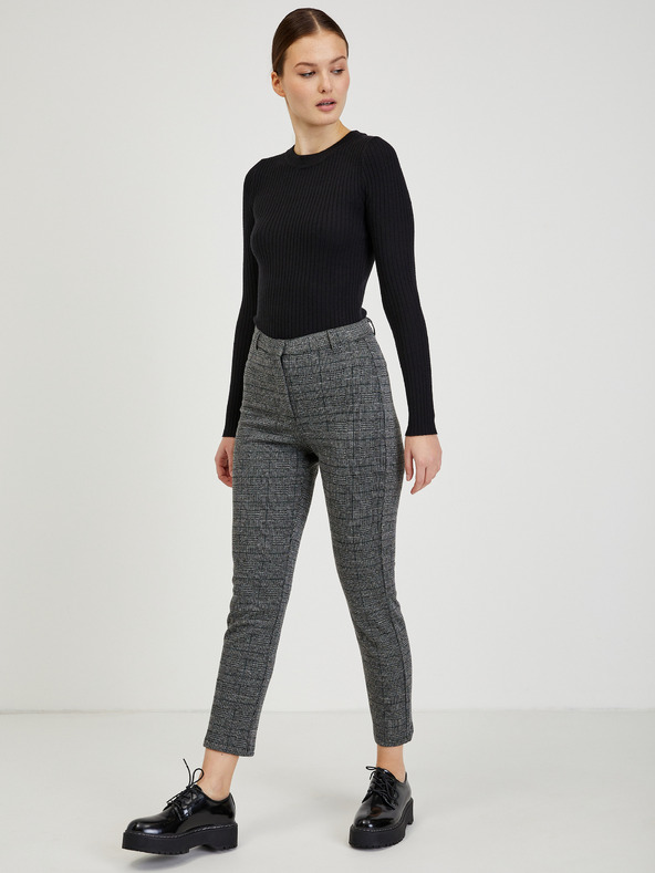 Orsay Sive ženske kariraste skrajšane hlače ORSAY