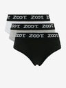 ZOOT.lab Komplet treh ženskih hlač v beli, sivi in črni barvi ZOOT.lab