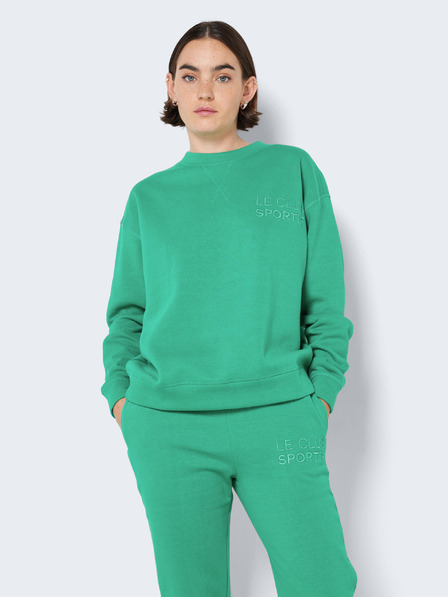 Noisy May Zelena ženska majica Noisy May Alden Sweatshirt