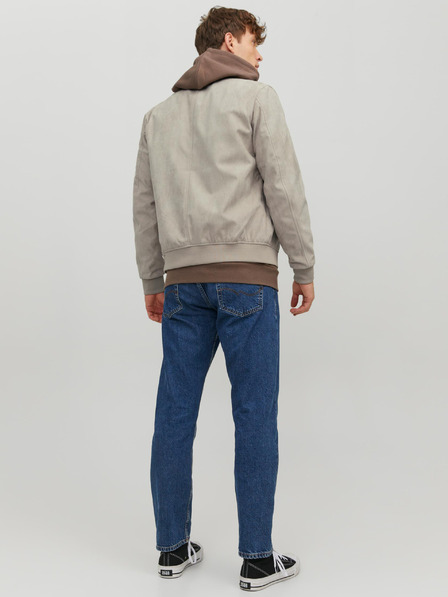 Jack & Jones Jack & Jones Rocky moška bež bombažna jopa iz semiša