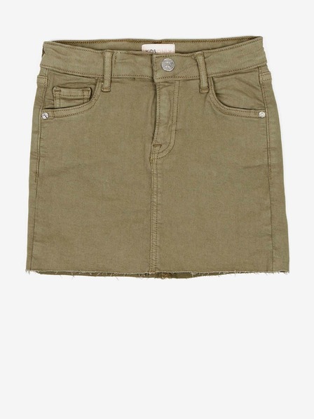 ONLY Khaki Dekliška džins krilo SAMO neverjetno
