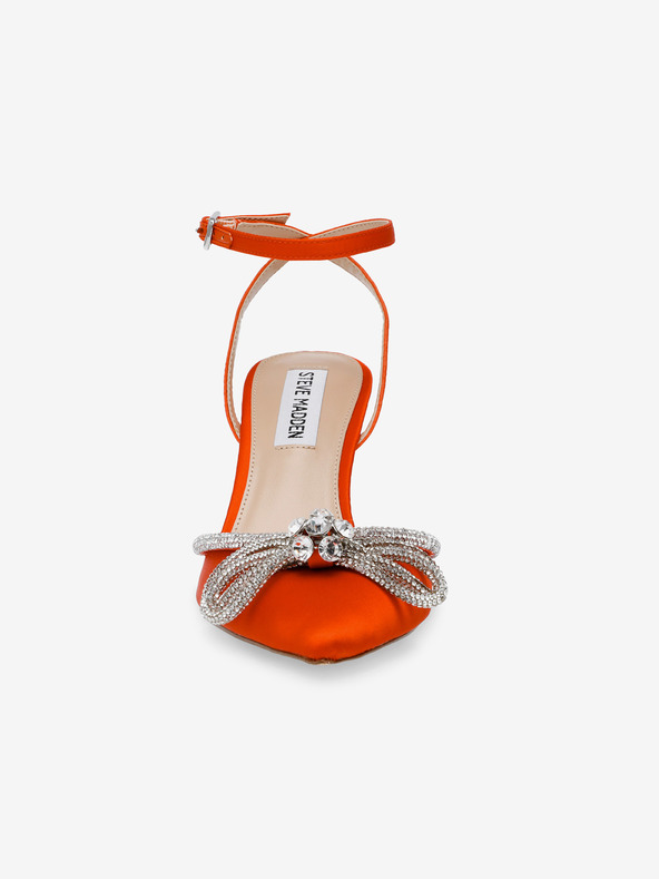 Steve Madden Oranžne ženske črpalke Steve Madden iz satena