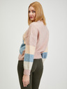Orsay Modro-rožnat ženski črtast pulover ORSAY