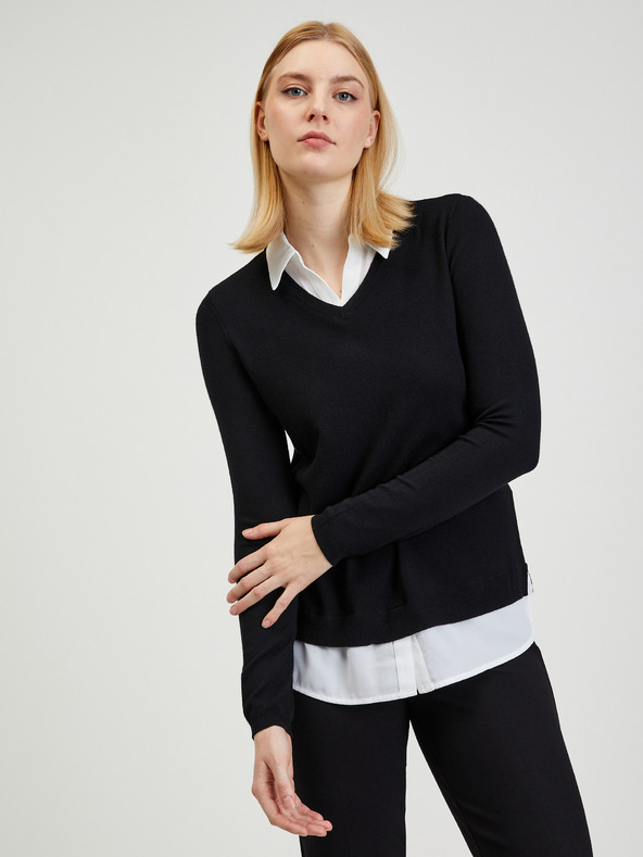 Orsay Črn ženski pulover ORSAY