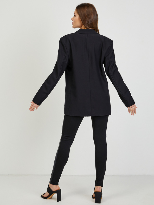 Tom Tailor Denim Črna ženska jakna prostega kroja Tom Tailor Denim