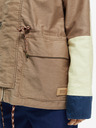 Scotch & Soda Svetlo rjava moška parka s kapuco Scotch & Soda