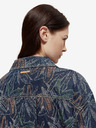 Scotch & Soda Temno modra ženska vzorčasta jakna iz džinsa Scotch & Soda