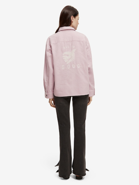 Scotch & Soda Svetlo roza ženska jeans jakna Scotch & Soda