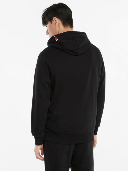 Puma Črna moška majica s kapuco Puma AS Graphic Hoodie
