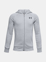 Under Armour Deški pulover Under Armour UA RIVAL COTTON FZ HOODIE-BLK