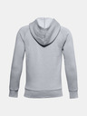 Under Armour Deški pulover Under Armour UA RIVAL COTTON FZ HOODIE-BLK