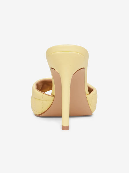 Steve Madden Svetlo rumeni ženski copati s široko peto Steve Madden Signify