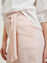 Orsay Svetlo rožnate ženske hlače z dodatkom lanu ORSAY