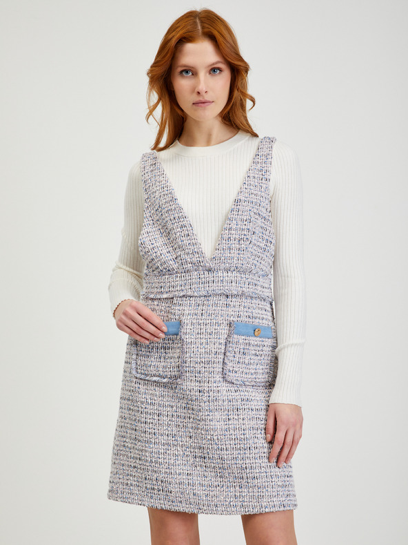 Orsay Svetlo siva ženska tvidasta obleka ORSAY