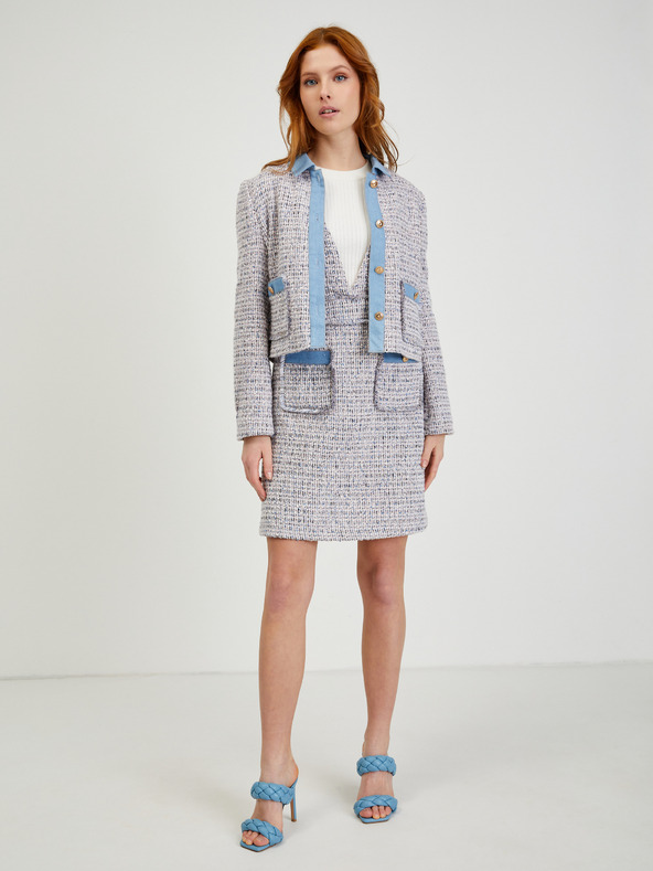 Orsay Svetlo siva ženska tvidasta obleka ORSAY