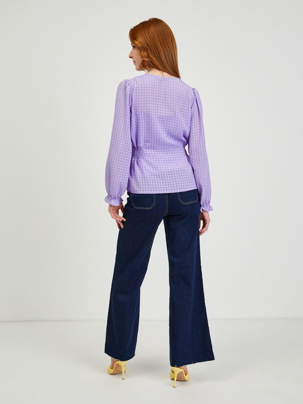 Orsay Svetlo vijoličasta ženska karirasta bluza ORSAY