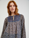 Orsay Temno modra ženska vzorčasta bluza ORSAY