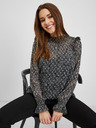 Orsay Črna ženska vzorčasta bluza ORSAY