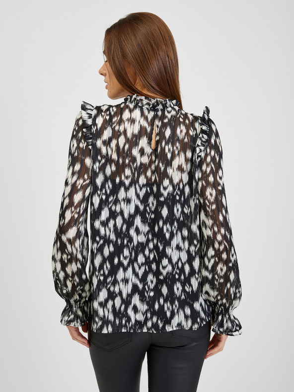 Orsay Belo-črna ženska vzorčasta bluza ORSAY