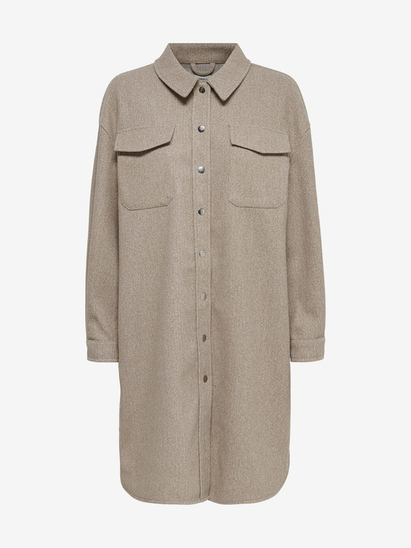 ONLY Bež ženski lahek srajčni plašč ONLY Elaine