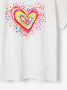 Desigual Bela dekliška majica Desigual Heart