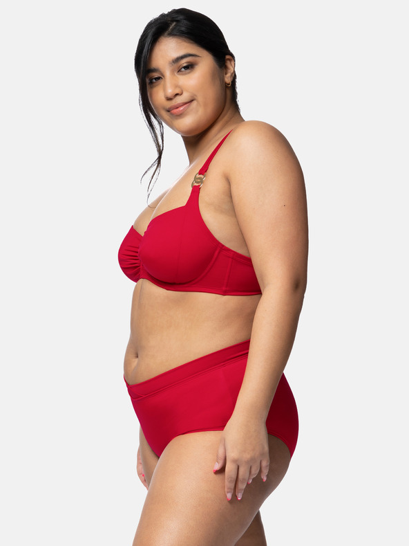 DORINA Rdeč ženski spodnji del kopalk DORINA Opio