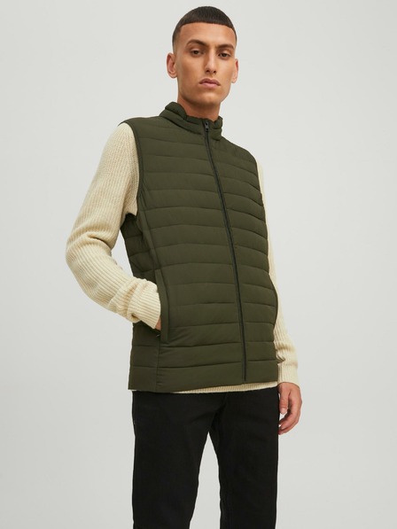 Jack & Jones Jack & Jones Kaki prešiti telovnik