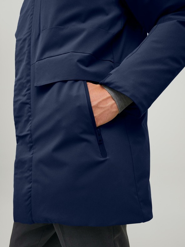 Jack & Jones Temno modra jopica s kapuco Jack & Jones Blatiger