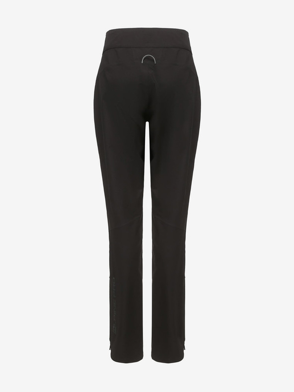 ALPINE PRO Črne ženske hlače ALPINE PRO FOIKA