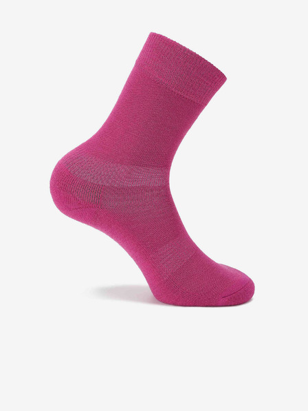 ALPINE PRO Unisex nogavice ALPINE PRO KLAMO roza