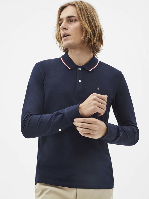 Celio Temno modra moška polo majica Celio Necetwoml