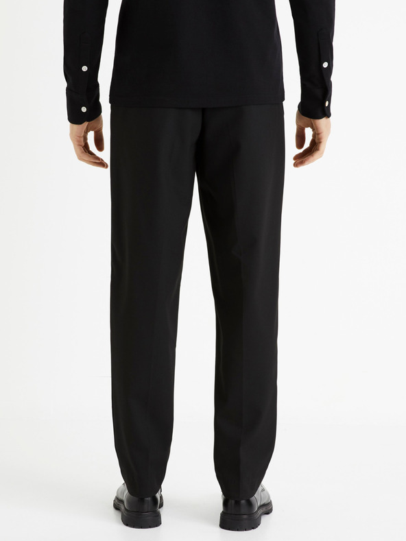 Celio Črne moške hlače Celio 24H Dotape