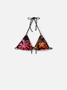 Desigual Desigual črno-modra obojestranska majica kopalk