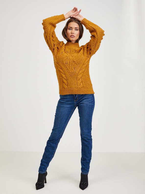 Orsay Gorčični ženski pulover ORSAY