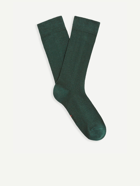 Celio Zelene visoke nogavice iz bombaža Supima® Celio Milof