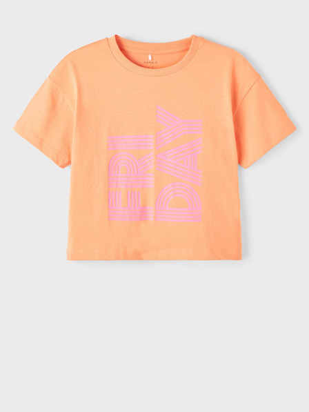 name it Oranžna dekliška majica z imenom Balone