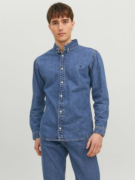Jack & Jones Jack & Jones Felix modra denim srajca za moške