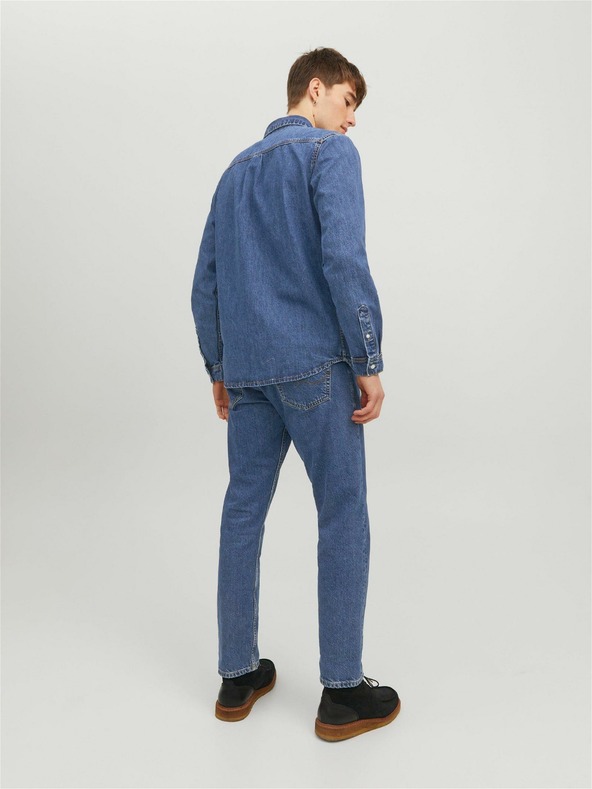 Jack & Jones Jack & Jones Felix modra denim srajca za moške
