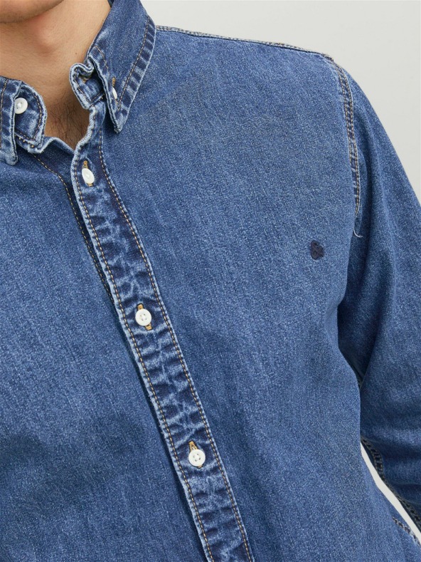 Jack & Jones Jack & Jones Felix modra denim srajca za moške