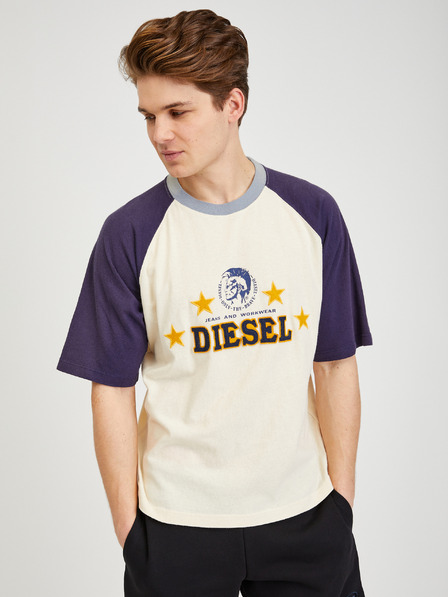 Diesel Diesel Modra in rumena moška majica