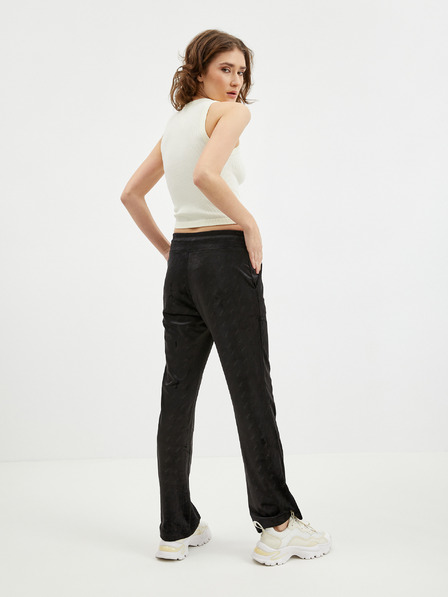 DKNY Črne ženske žametne trenirke DKNY