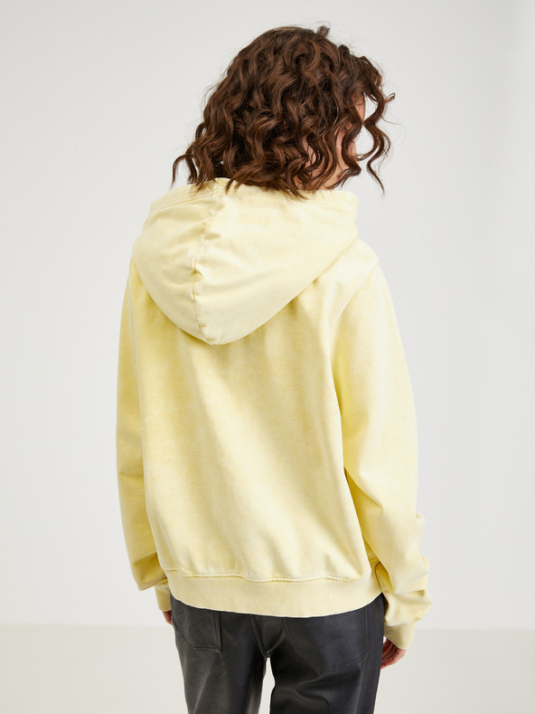 Diesel Rumena Dieselova ženska majica s kapuco