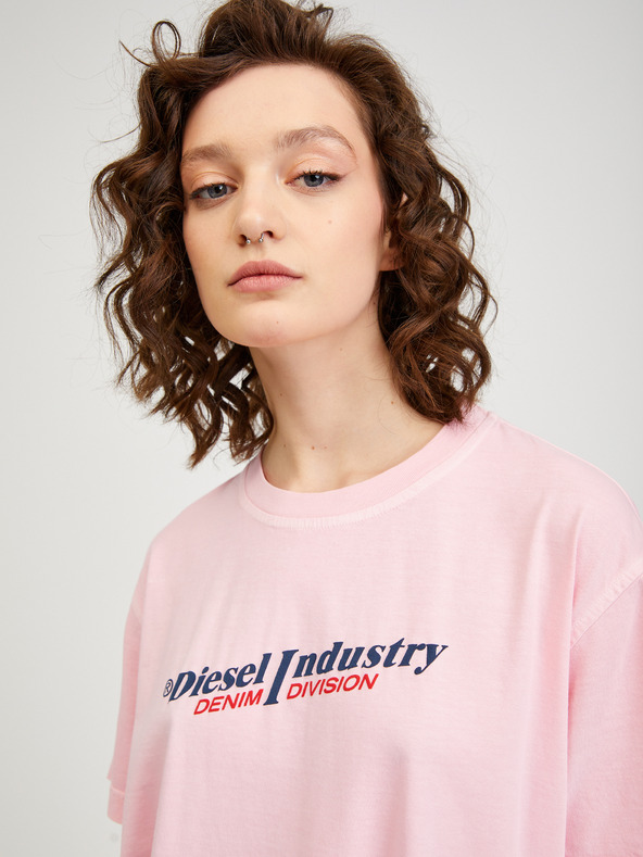 Diesel Diesel svetlo roza ženska obleka