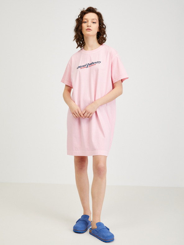 Diesel Diesel svetlo roza ženska obleka