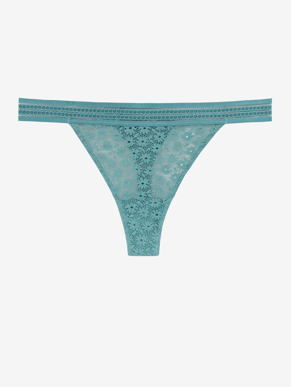 DORINA Svetlo modri ženski čipkasti tangice DORINA Yuka