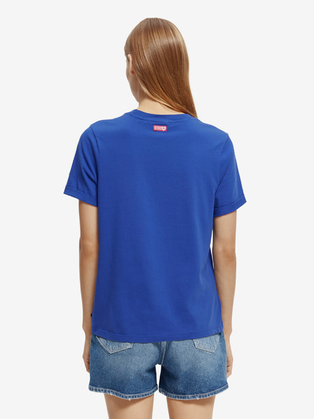Scotch & Soda Modra ženska majica Scotch & Soda