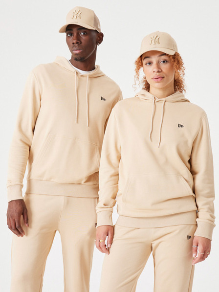 New Era Bež unisex kapuca s kapuco New Era