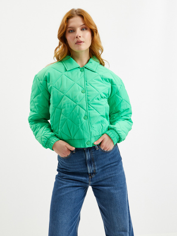 Tom Tailor Denim Svetlo zelena ženska prešita jakna Tom Tailor Denim