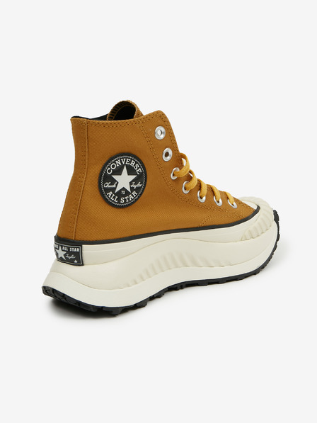 Converse Gorčične gležnjarske superge s platformo Converse Chuck 70 AT CX