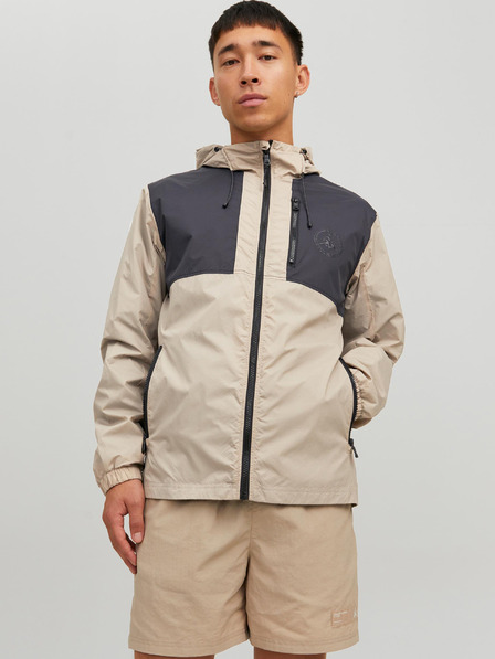 Jack & Jones Kremasta moška lahka jakna s kapuco Jack & Jones Filo